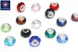 European Glass ビーズ, Assorted, Glass ビーズ, Mixed Color, 14x10mm