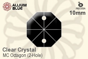 プレシオサ MC Octagon (2-Hole) (2552) 10mm - クリスタル