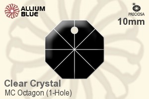 プレシオサ MC Octagon (1-Hole) (2571) 10mm - クリスタル