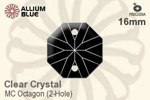 プレシオサ MC Octagon (2-Hole) (2611) 16mm - クリスタル