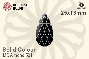 プレシオサ MC Almond 501 (2662) 25x13mm - Solid Colour