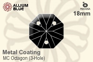 プレシオサ MC Octagon (3-Hole) (2669) 18mm - Metal Coating