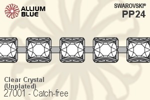 スワロフスキー Catch-free Cupchain (27001) PP24, Unメッキ, 00C - クリスタル