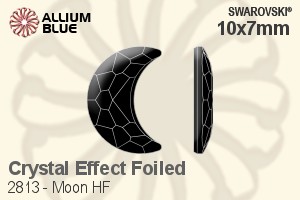 スワロフスキー Moon ラインストーン ホットフィックス (2813) 10x7mm - クリスタル エフェクト 裏面アルミニウムフォイル