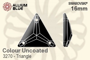 スワロフスキー Triangle ソーオンストーン (3270) 16mm - カラー 裏面にホイル無し