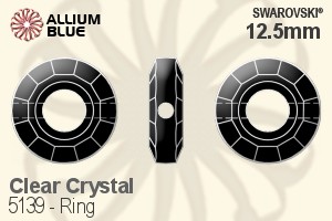 スワロフスキー Ring ビーズ (5139) 12.5mm - クリスタル