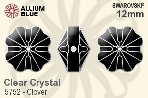 スワロフスキー Clover ビーズ (5752) 12mm - クリスタル