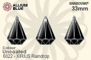 スワロフスキー XIRIUS Raindrop ペンダント (6022) 33mm - カラー