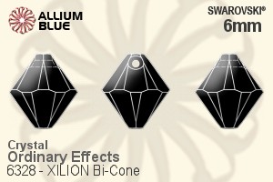 スワロフスキー XILION Bi-Cone ペンダント (6328) 6mm - クリスタル エフェクト