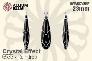 スワロフスキー Raindrop ペンダント (6533) 23mm - クリスタル エフェクト