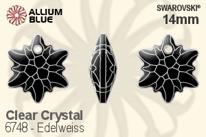 スワロフスキー Edelweiss ペンダント (6748) 14mm - クリスタル