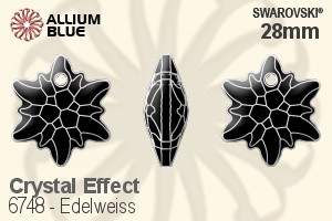 スワロフスキー Edelweiss ペンダント (6748) 28mm - クリスタル エフェクト