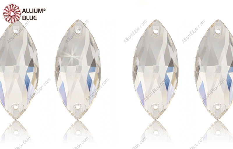 PREMIUM CRYSTAL Navette Sew-on Stone 32x15mm Crystal F