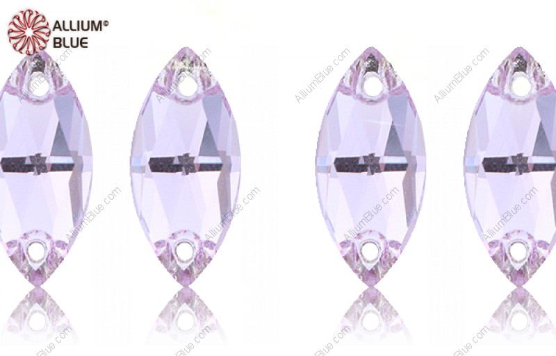 PREMIUM CRYSTAL Navette Sew-on Stone 18x9mm Violet F