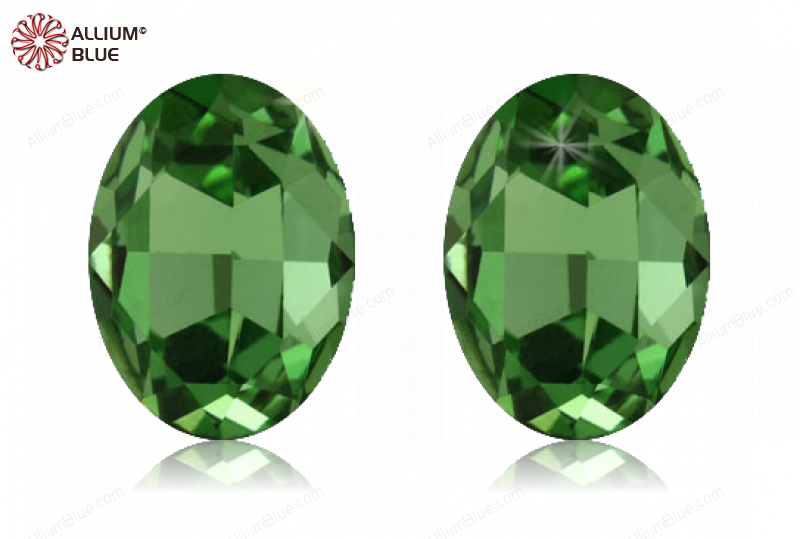 PREMIUM CRYSTAL Oval Fancy Stone 10x8mm Peridot F