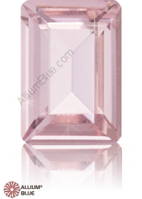 PREMIUM CRYSTAL Step Cut Fancy Stone 14x10mm Light Rose F