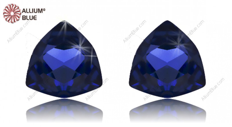 PREMIUM CRYSTAL Trilliant Fancy Stone 12mm Capri Blue F