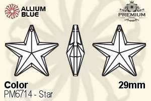 プレミアム Star ペンダント (PM6714) 29mm - カラー