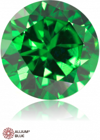 PREMIUM CRYSTAL Zirconia Round Brilliant Cut 1.7mm Zirconia Green