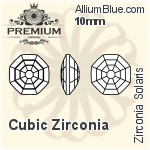 プレミアム Zirconia Solaris (PM9678) 7mm - キュービックジルコニア