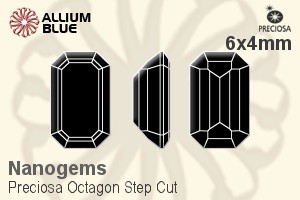 プレシオサ Octagon Step (OSC) 6x4mm - Nanogems