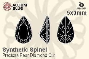 プレシオサ Pear Diamond (PDC) 5x3mm - Synthetic Spinel