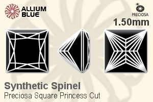 プレシオサ Square Princess (SPC) 1.5mm - Synthetic Spinel