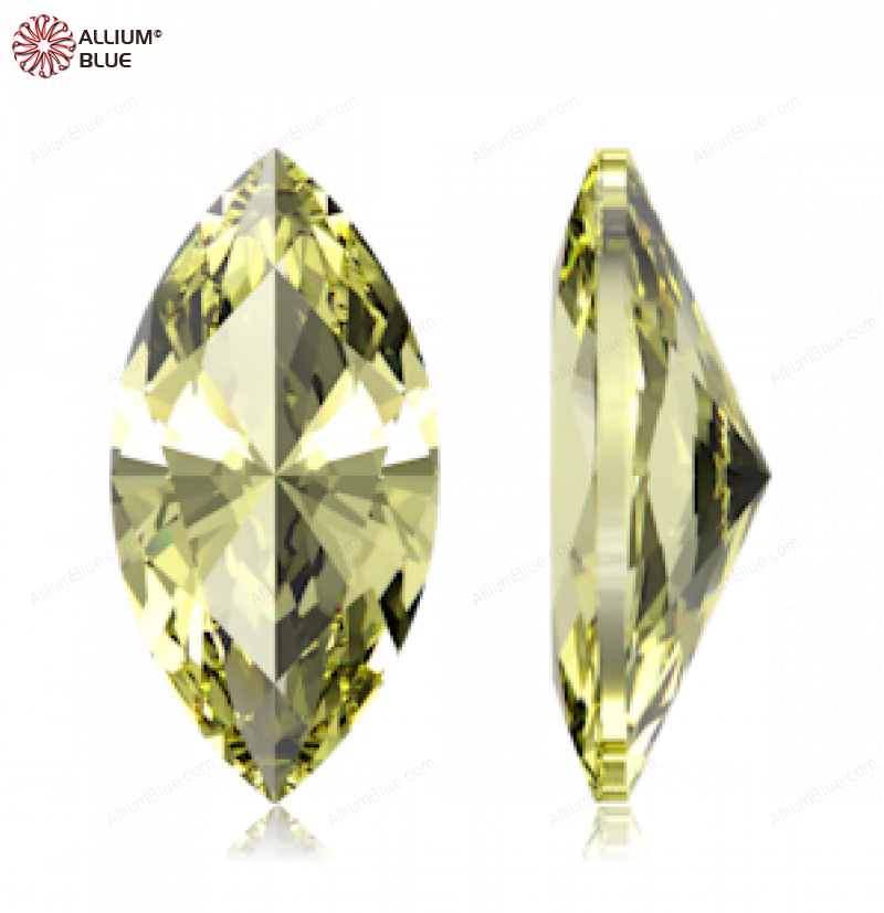 SWAROVSKI GEMS Swarovski Ceramics Marquise Colored Brilliance Canary Yellow 7.00x3.50MM normal +/- FQ 0.060