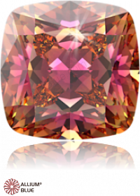 SWAROVSKI GEMS Cubic Zirconia Cushion Princess Red-Orangy Yell.(VB) 7.00x7.00MM normal +/- FQ 0.035