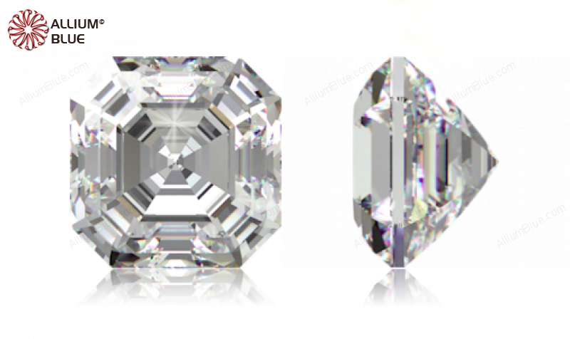 SWAROVSKI GEMS Cubic Zirconia Octagon Imperial Mosaic White 4.00MM normal +/- FQ 0.080