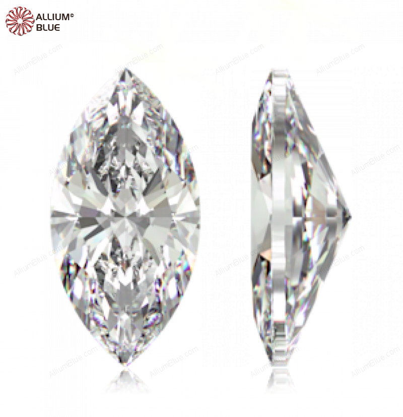 SWAROVSKI GEMS Cubic Zirconia Marquise Pure Brilliance White 3.00x1.50MM normal +/- FQ 0.100