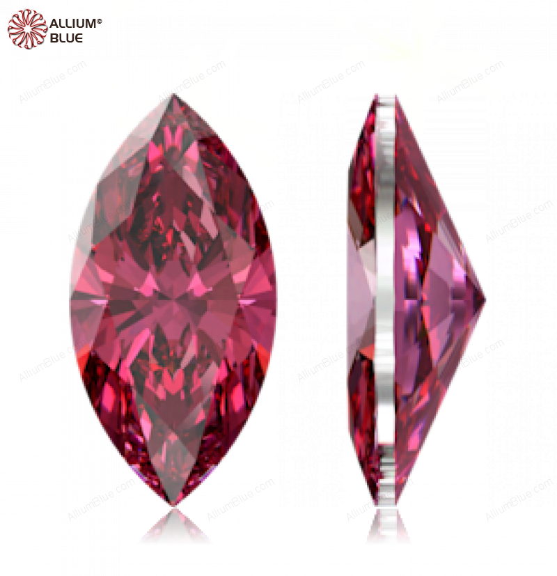 SWAROVSKI GEMS Cubic Zirconia Marquise Pure Brilliance Red 8.00x4.00MM normal +/- FQ 0.060