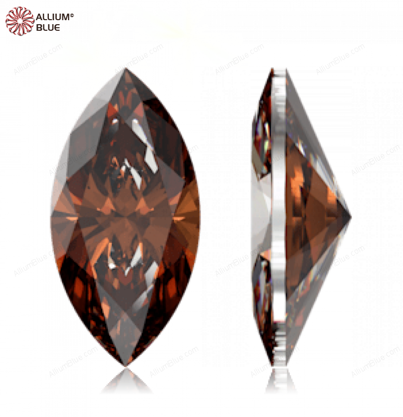 SWAROVSKI GEMS Cubic Zirconia Marquise Pure Brilliance Caramel 7.00x3.50MM normal +/- FQ 0.060