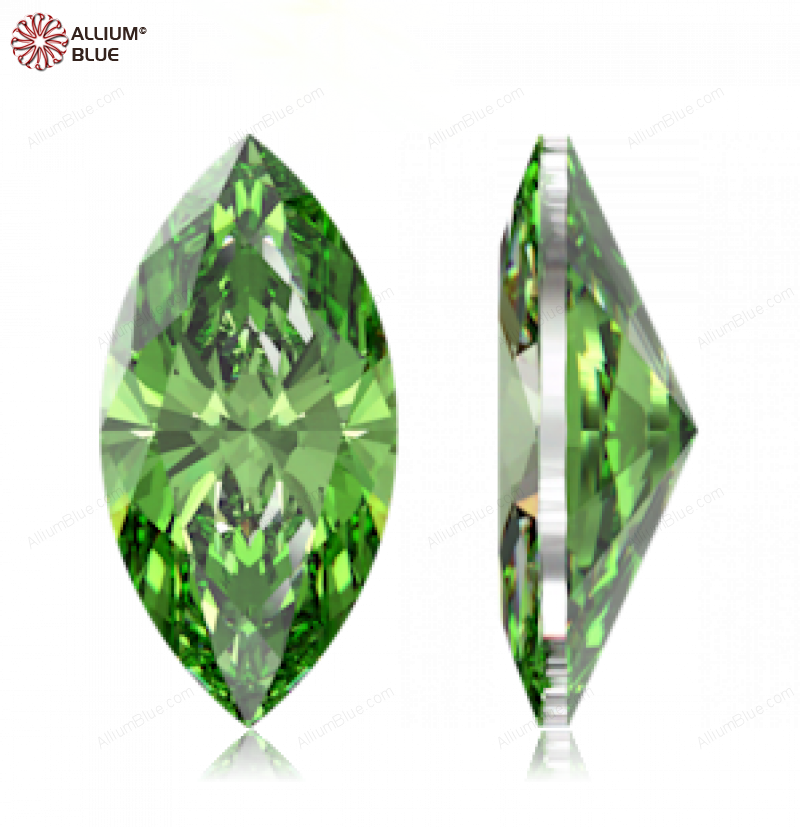 SWAROVSKI GEMS Cubic Zirconia Marquise Pure Brilliance Spring Green 7.00x3.50MM normal +/- FQ 0.060