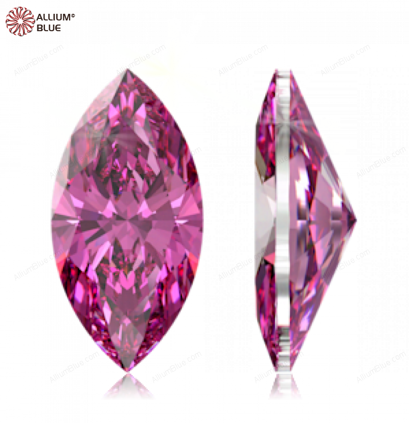 SWAROVSKI GEMS Cubic Zirconia Marquise Pure Brilliance Rubellite 8.00x4.00MM normal +/- FQ 0.060