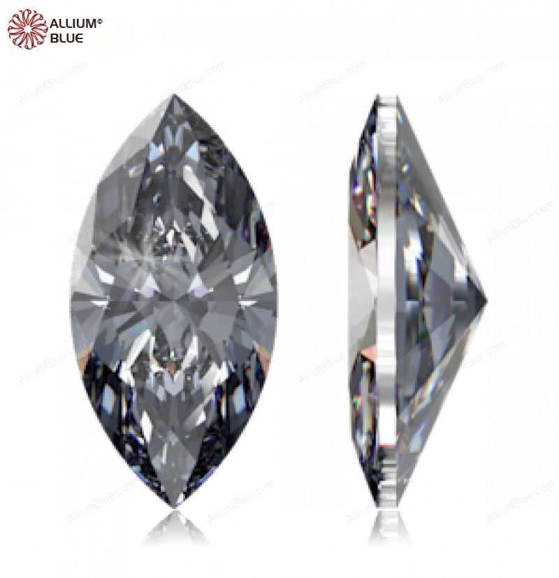 SWAROVSKI GEMS Cubic Zirconia Marquise Pure Brilliance Silver Grey 8.00x4.00MM normal +/- FQ 0.060