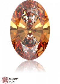 SWAROVSKI GEMS Cubic Zirconia Oval Pure Brilliance Amber 3.00x2.00MM normal +/- FQ 0.100