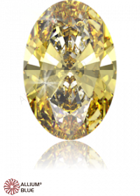 SWAROVSKI GEMS Cubic Zirconia Oval Pure Brilliance Yellow Lemon 3.00x2.00MM normal +/- FQ 0.100