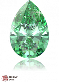 SWAROVSKI GEMS Cubic Zirconia Pear Pure Brilliance Fancy Light Green 6.00x4.00MM normal +/- FQ 0.070