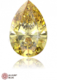 SWAROVSKI GEMS Cubic Zirconia Pear Pure Brilliance Yellow Lemon 5.00x3.00MM normal +/- FQ 0.080