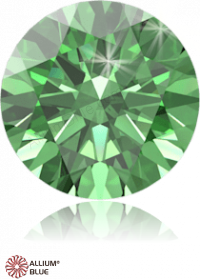 SWAROVSKI GEMS Cubic Zirconia Round Pure Brilliance Fancy Green 8.00MM normal +/- FQ 0.035