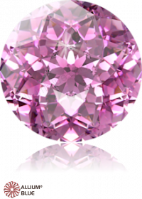 SWAROVSKI GEMS Cubic Zirconia Round Rosebush Rubellite-White (VB) 7.00MM normal +/- FQ 0.035