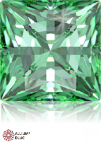 SWAROVSKI GEMS Cubic Zirconia Square Princess PB Fancy Light Green 3.00MM normal +/- FQ 0.100