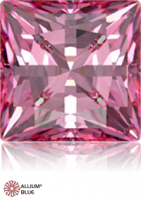 SWAROVSKI GEMS Cubic Zirconia Square Princess PB Purplish Pink 5.00MM normal +/- FQ 0.060