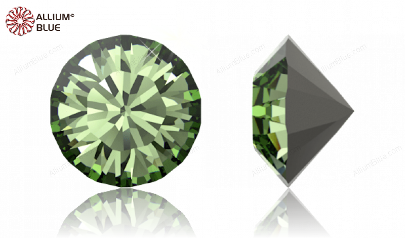 SWAROVSKI 1028 PP 2 RECREATED PERIDOT F