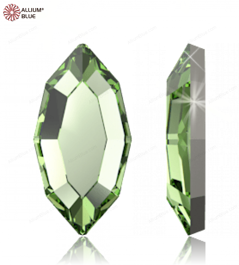 SWAROVSKI 2200 4X2MM RECREATED PERIDOT M HF