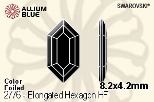 SWAROVSKI 2776 8.2X4.2MM BLACK DIAMOND M HF