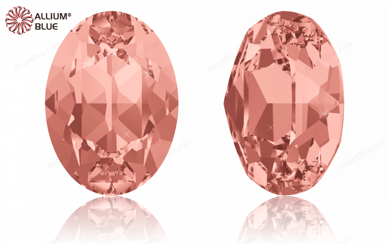 SWAROVSKI 4120 8X6MM ROSE PEACH F