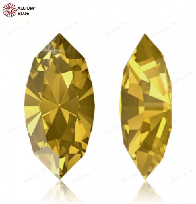 SWAROVSKI 4228 10X5MM GOLDEN TOPAZ F