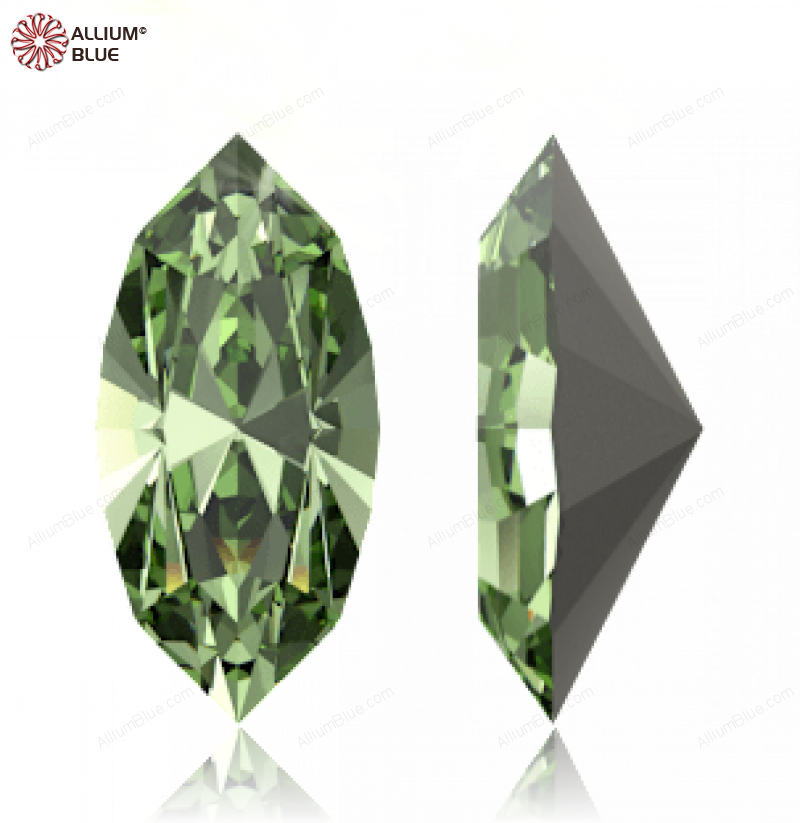 SWAROVSKI 4228 15X7MM RECREATED PERIDOT F